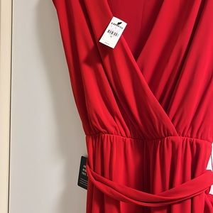 Brand New EXPRESS Red jumpsuit with tags